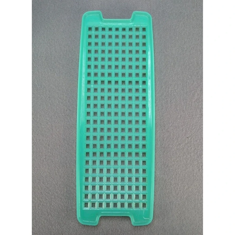 Vintage Tupperware Celery Keeper Container Turquoise w Lid Insert Crisper Tray